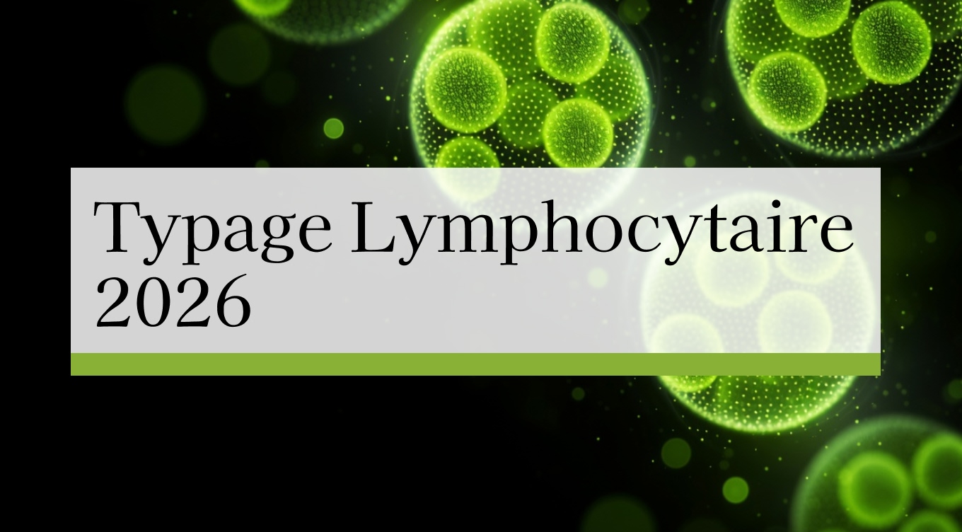 Typage lymphocytaire 2026